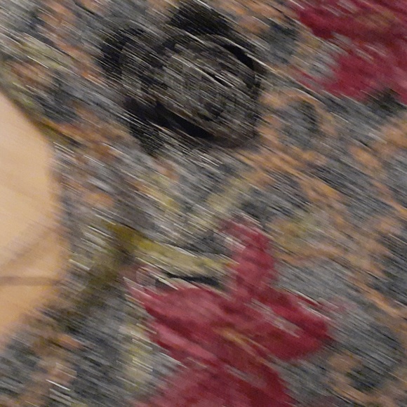 JBS Ltd sparkly black, gold, and red tank, lined, mesh material. Wear with blaze - Picture 5 of 5